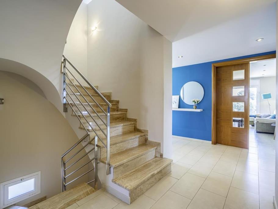 Vila Casa Familiar Con Piscina Llica d'Amunt Exteriér fotografie