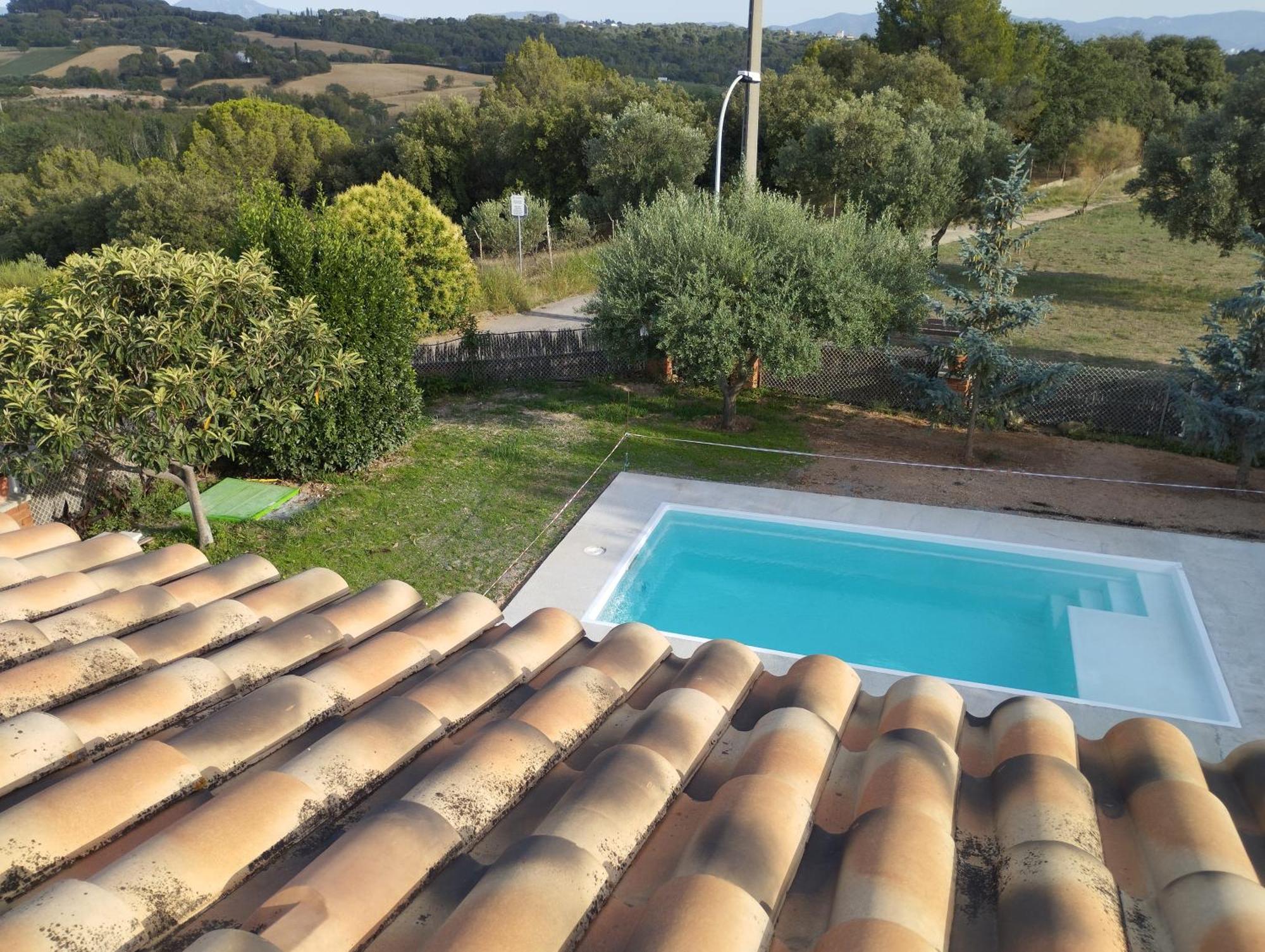 Vila Casa Familiar Con Piscina Llica d'Amunt Exteriér fotografie