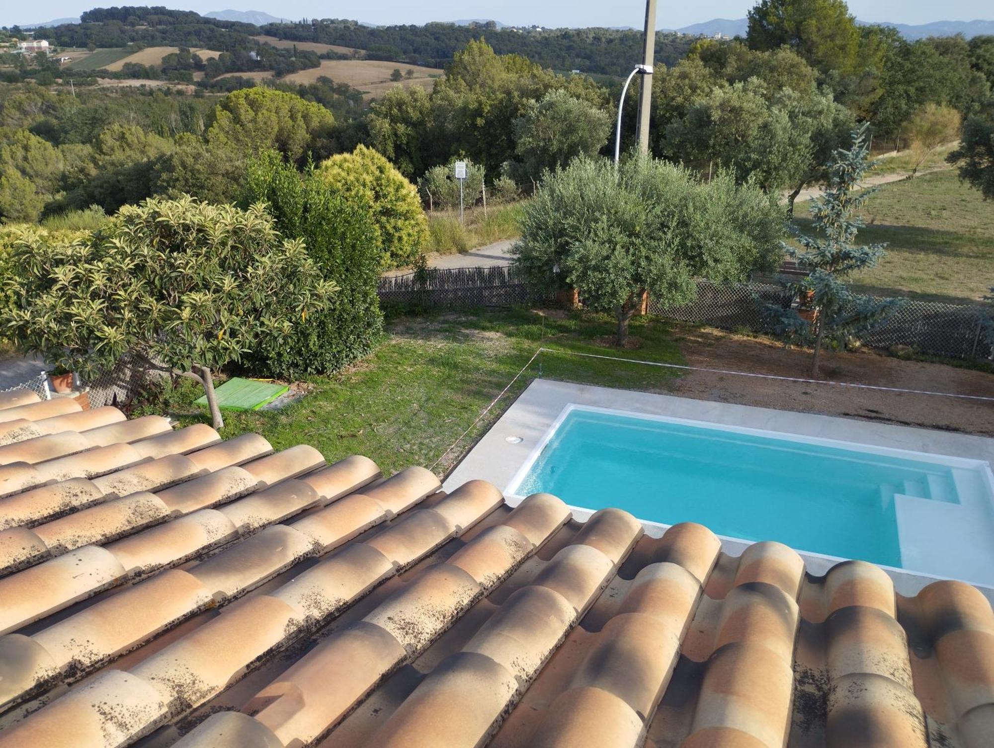 Vila Casa Familiar Con Piscina Llica d'Amunt Exteriér fotografie